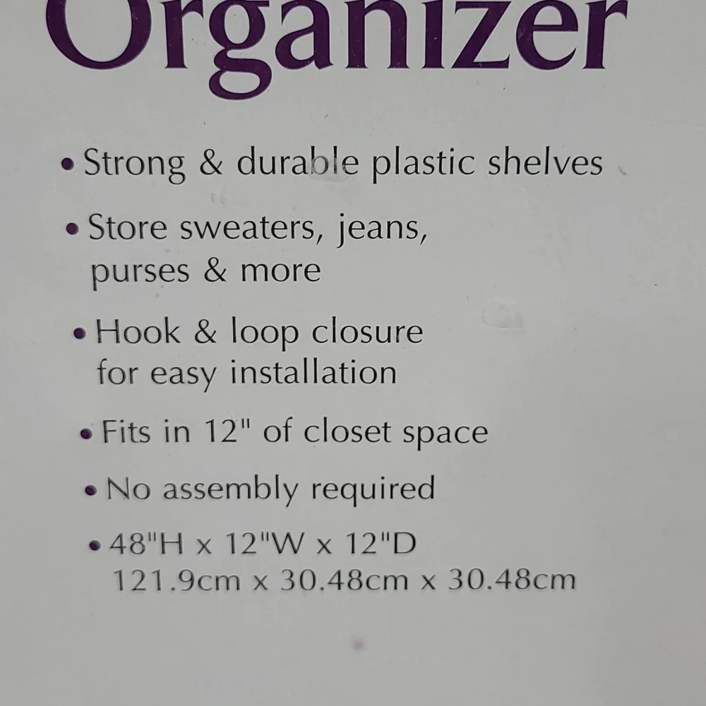 Design Trend 6-Shelf Hanging Sweater Organizer